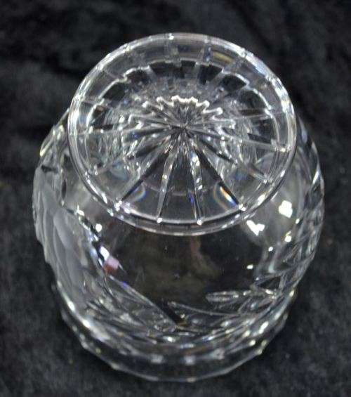 SMALL BUT HEAVY CUT CRYSTAL VASE - from SUEZYT