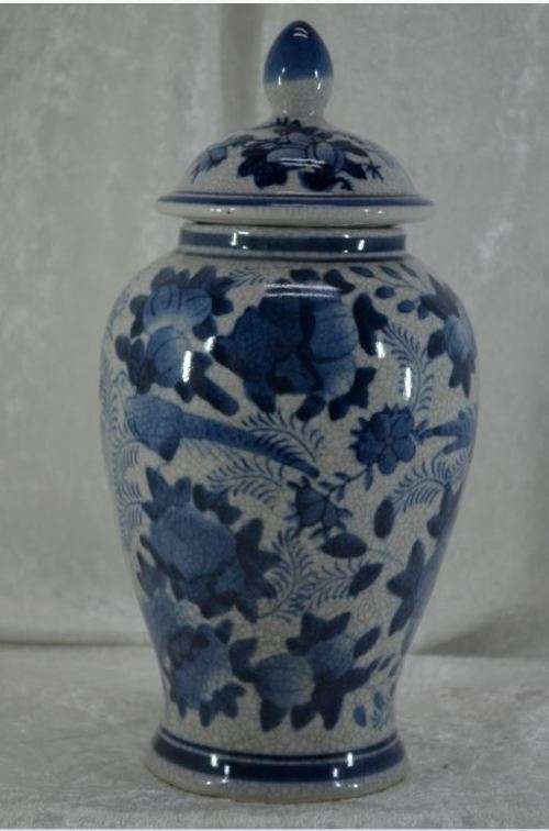 GENUINE MING BLUE GINGER JAR - from SUEZYT