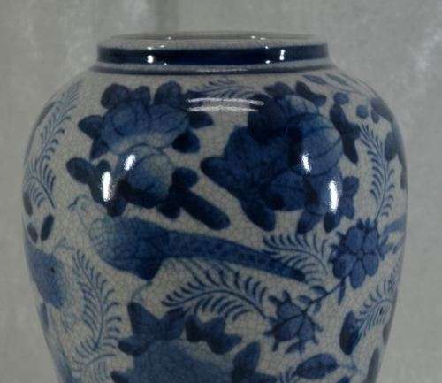 GENUINE MING BLUE GINGER JAR - from SUEZYT