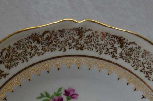LIMOGES FLOWERS WITH GOLD PLATE - VINTAGE - from SUEZYT