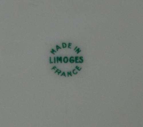 LIMOGES FLOWERS WITH GOLD PLATE - VINTAGE - from SUEZYT