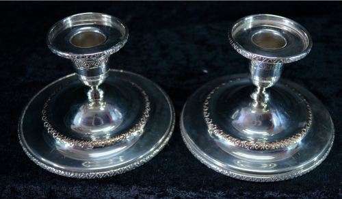 SILVER PLATED CANDLE HOLDERS - from SUEZYT