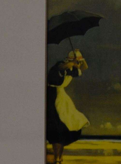 JACK VETTRIANO "THE SINGING BUTLER" NICELY FRAMED PRINT - from SUEZYT