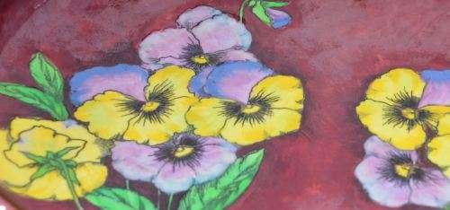 ROYAL DOULTON "PANSY"  CENTRE PIECE - 1960's - from SUEZYT