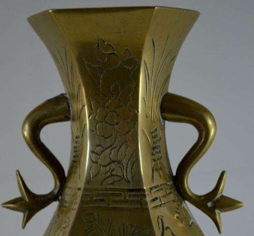 CHINESE BRASS VASE #2 - 1,7 KILOS- from SUEZYT