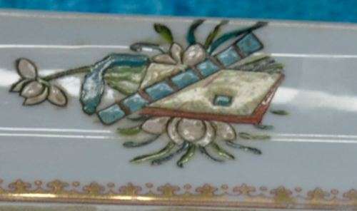 STUNNING PLATE - QING QUIANLONG - EXPORT PORCELAIN - 1950's - from SUEZYT