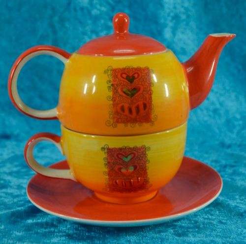 CHACULT TEA FOR 1 - GERMAN PORCELAIN - VINTAGE - from SUEZYT