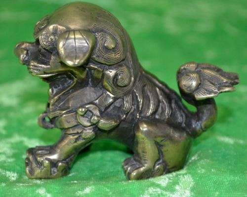 CHINESE FOO DOG - BRASS - SMALL - from SUEZYT