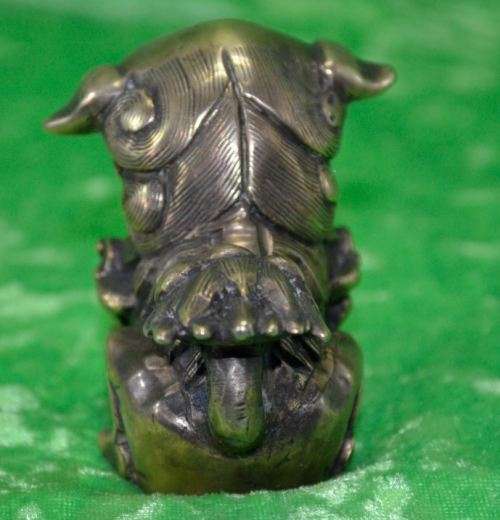 CHINESE FOO DOG - BRASS - SMALL - from SUEZYT
