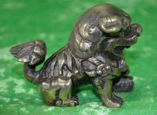CHINESE FOO DOG - BRASS - SMALL - from SUEZYT