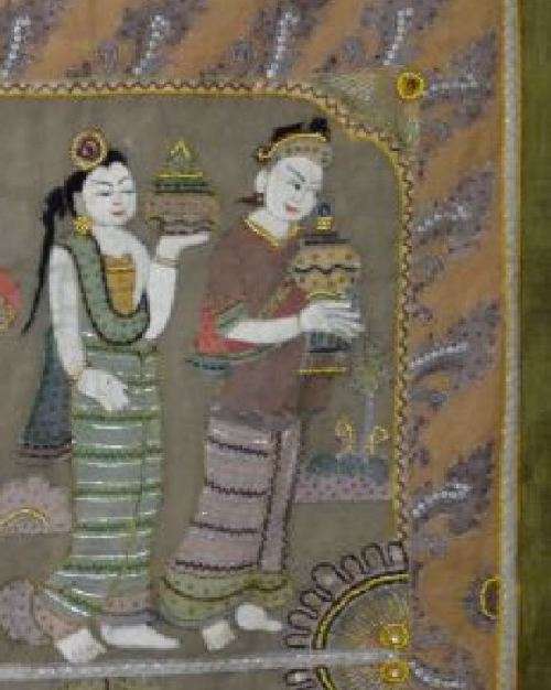 EMBROIDERED WALL HANGING - from SUEZYT