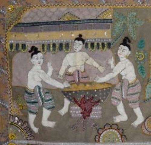 EMBROIDERED WALL HANGING - from SUEZYT