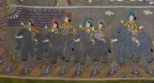 EMBROIDERED WALL HANGING - from SUEZYT