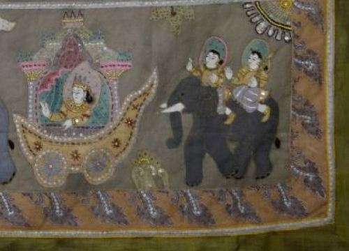 EMBROIDERED WALL HANGING - from SUEZYT