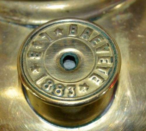 ANTIQUE BRASS PARAFFIN LAMP (MODIFIED) - from SUEZYT