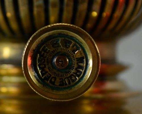 ANTIQUE BRASS PARAFFIN LAMP (MODIFIED) - from SUEZYT