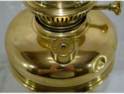 ANTIQUE BRASS PARAFFIN LAMP (MODIFIED) - from SUEZYT