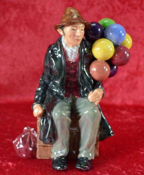 "RESERVED" THE BALLOON MAN FROM ROYAL DOULTON HN 1954 "DAMAGED" - from SUEZYT
