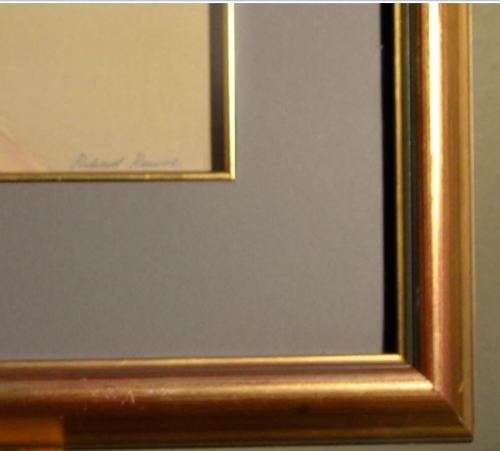 VERY LARGE RICHARD RENNIE ORIGINAL FRAMED UNDER GLASS WATERCOLOUR - from SUEZYT