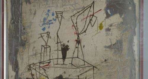 ABSTRACT PRINT - STICK PEOPLE - from SUEZYT