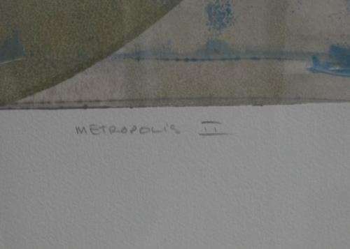 M ANDREWS  METROPOLIS II - ABSTRACT ENGRAVING - from SUEZYT