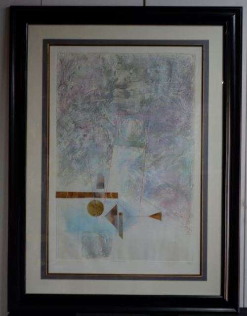 "CELESTIAL WINDS" ABSTRACT COLOUR ENGRAVING BY DOYLE (1) - from SUEZYT