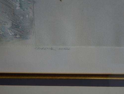 "CELESTIAL WINDS" ABSTRACT COLOUR ENGRAVING BY DOYLE (1) - from SUEZYT