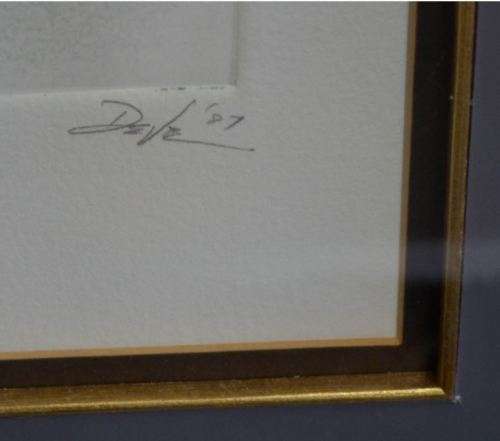 "CELESTIAL WINDS" ABSTRACT COLOUR ENGRAVING BY DOYLE (1) - from SUEZYT