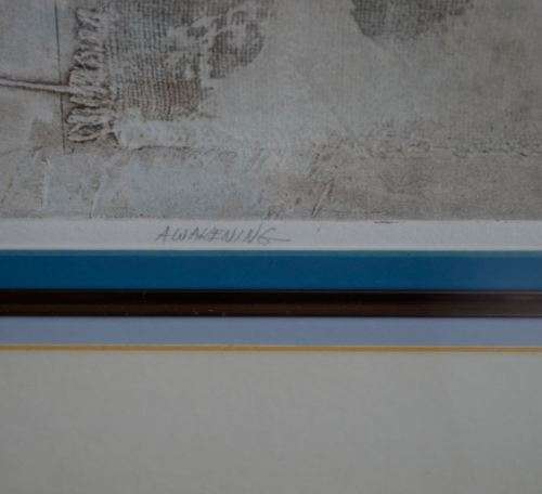 "AWAKENING" ABSTRACT COLOUR ENGRAVING BY DOYLE (2) - from SUEZYT