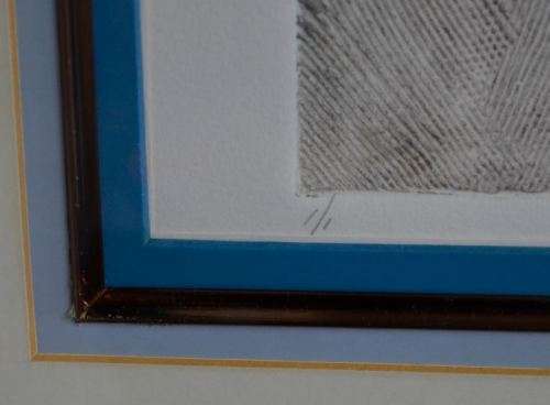 "AWAKENING" ABSTRACT COLOUR ENGRAVING BY DOYLE (2) - from SUEZYT