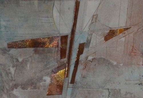 "AWAKENING" ABSTRACT COLOUR ENGRAVING BY DOYLE (2) - from SUEZYT