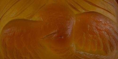 JOBLINGS LALIQUE STYLE GLASS DISH - VINTAGE - from SUEZYT