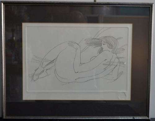ORIGINAL PENCIL DRAWING OF A NUDE - from SUEZYT