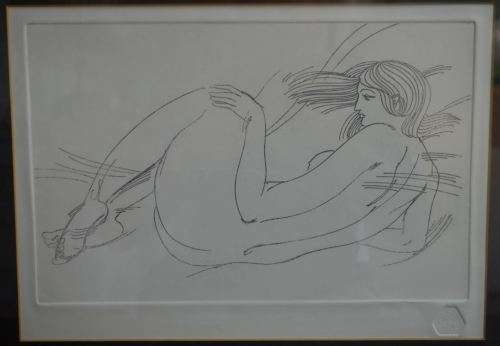 ORIGINAL PENCIL DRAWING OF A NUDE - from SUEZYT