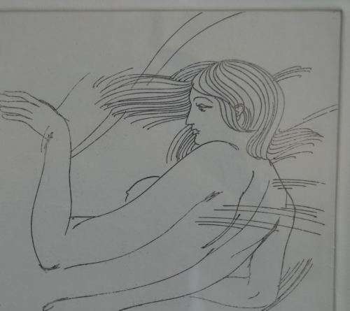 ORIGINAL PENCIL DRAWING OF A NUDE - from SUEZYT