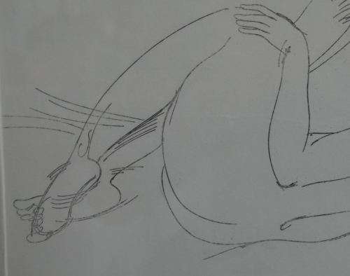 ORIGINAL PENCIL DRAWING OF A NUDE - from SUEZYT