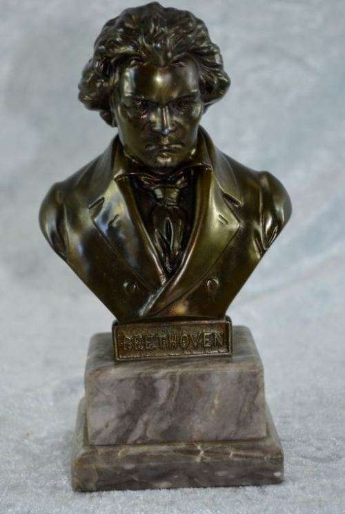 BEETHOVEN BRONZE SCULPTURE - from SUEZYT