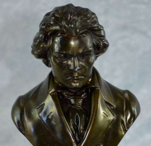 BEETHOVEN BRONZE SCULPTURE - from SUEZYT
