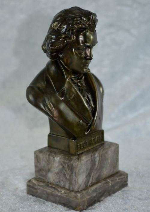 BEETHOVEN BRONZE SCULPTURE - from SUEZYT