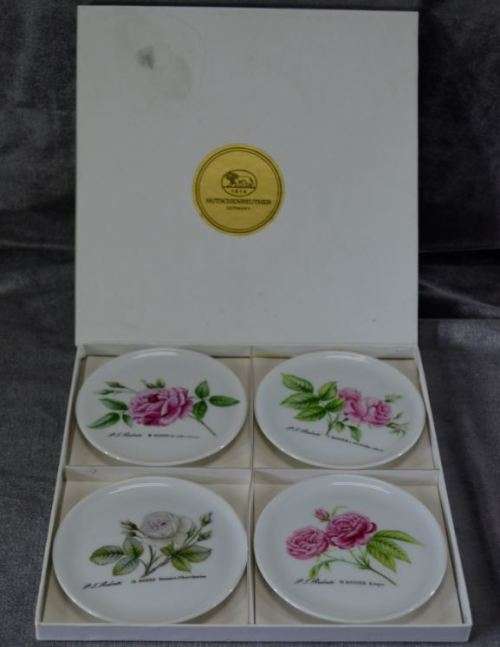 HUTSCHENREUTHER ROSIER  4 COASTERS - from SUEZYT