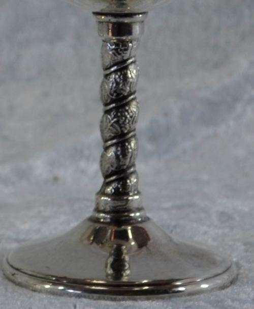 FOUR SILVER PLATE GOBLETS - from SUEZYT