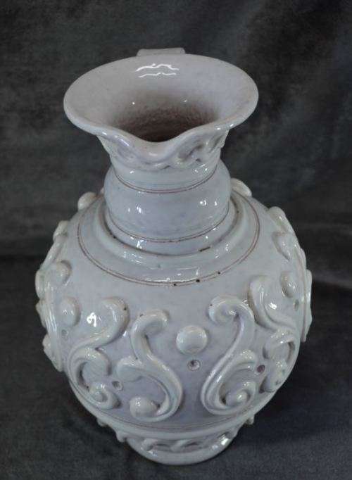 ITALIAN WHITE POTTERY JUG - from SUEZYT