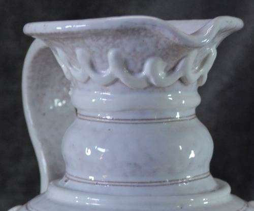 ITALIAN WHITE POTTERY JUG - from SUEZYT