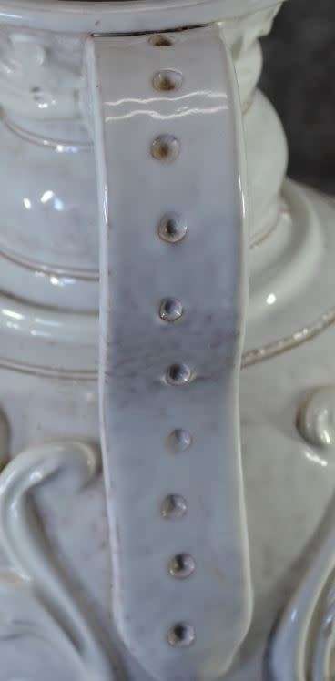 ITALIAN WHITE POTTERY JUG - from SUEZYT