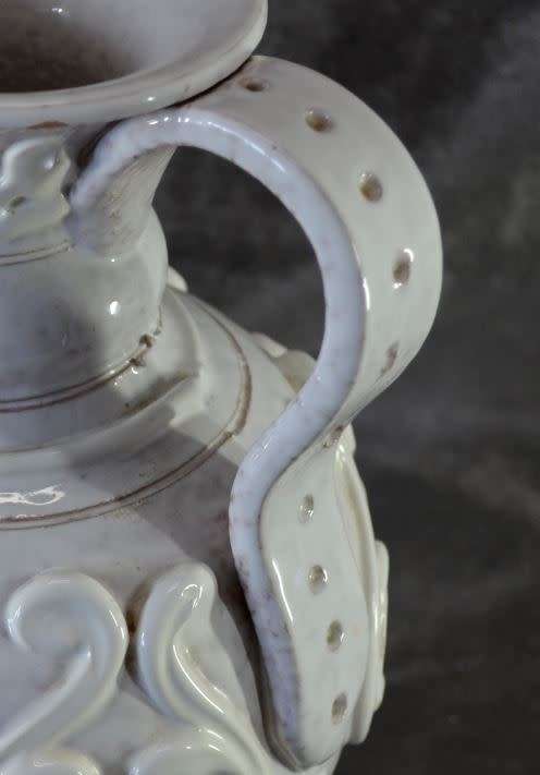 ITALIAN WHITE POTTERY JUG - from SUEZYT