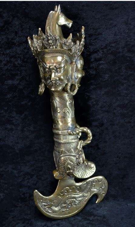 BUDDHISM BRONZE DAGGER - from SUEZYT