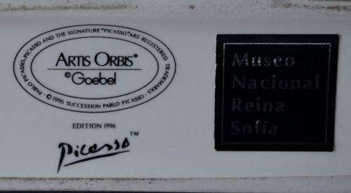 GOEBEL VASE  DOUBLE SIDED PICASSO -from SUEZYT