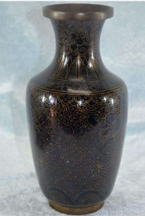 reserved for Natalie CLOISONNE VASE - from SUEZYT