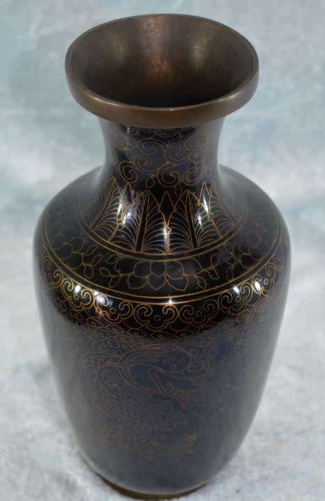 reserved for Natalie CLOISONNE VASE - from SUEZYT