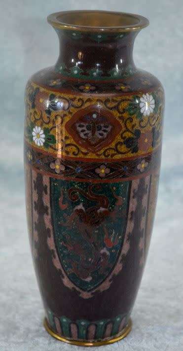 reserved for Natalie CLOISONNE VASE - from SUEZYT